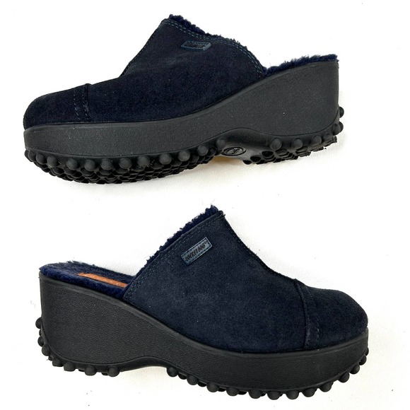 Rocket Dog Shoes Rocket Dog Retro 9s Platform Clog Mule Navy Blue